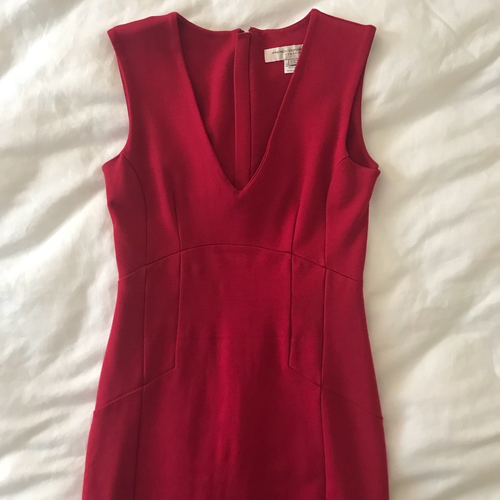 French Connection Red Dress Size 4